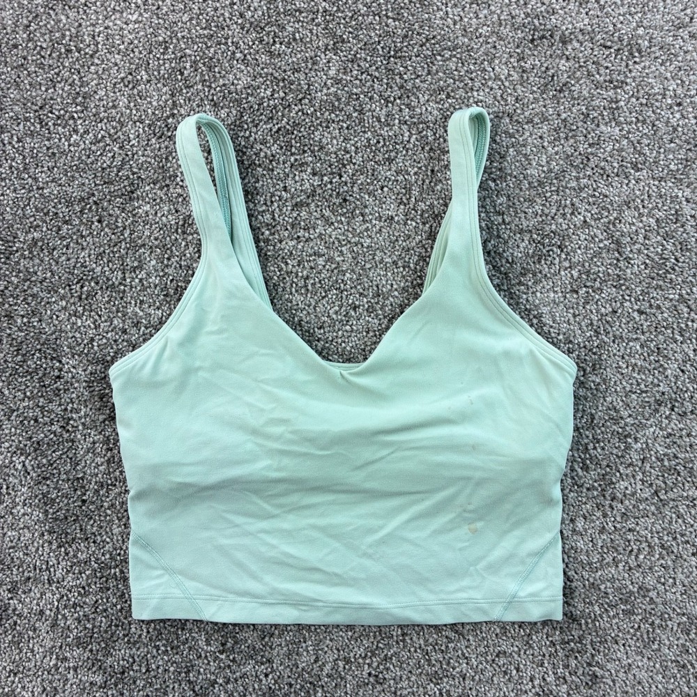 Lululemon Align Tank Top Women's 6 Mint Green Nulu Yoga Athletic Stretch LW1CW8S